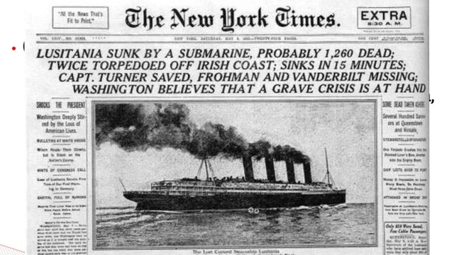 EE.UU entra en guerra