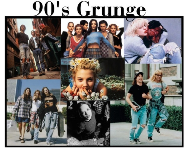 INFLUENZE GRUNGE NEGLI ANNI '90