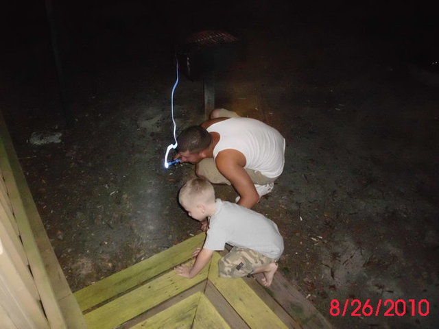 What is under the cabin