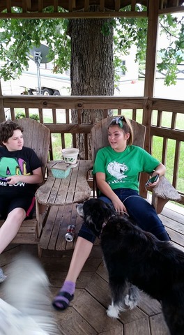 Me and Cousin Making Conspiriecies