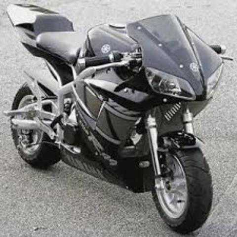My first pocket bike motorcycle