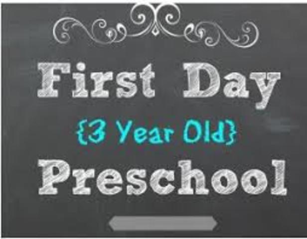 1st day of preschool