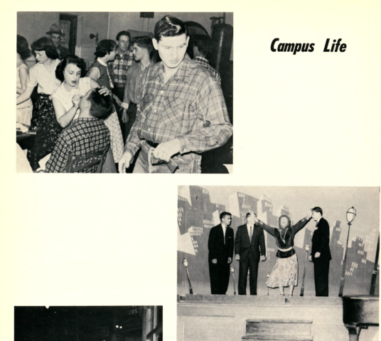 Bloomfield College Campus life 1958