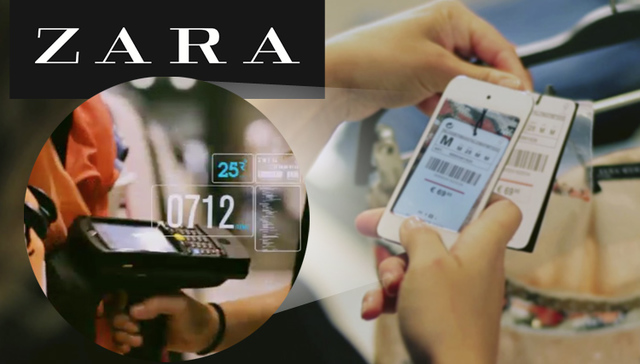 Tecnología en las tiendas Zara