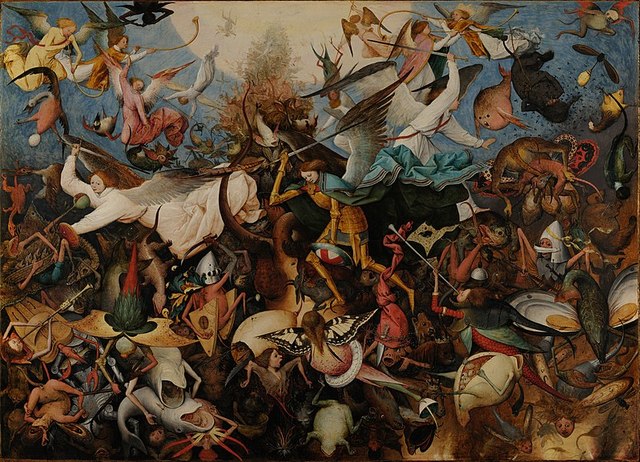 Pieter Brueghel - Caída de los ángeles rebeldes,