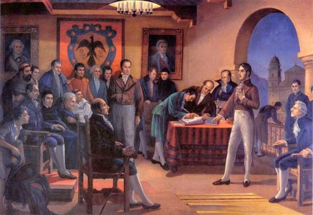 Firma la constitución de nueva granada