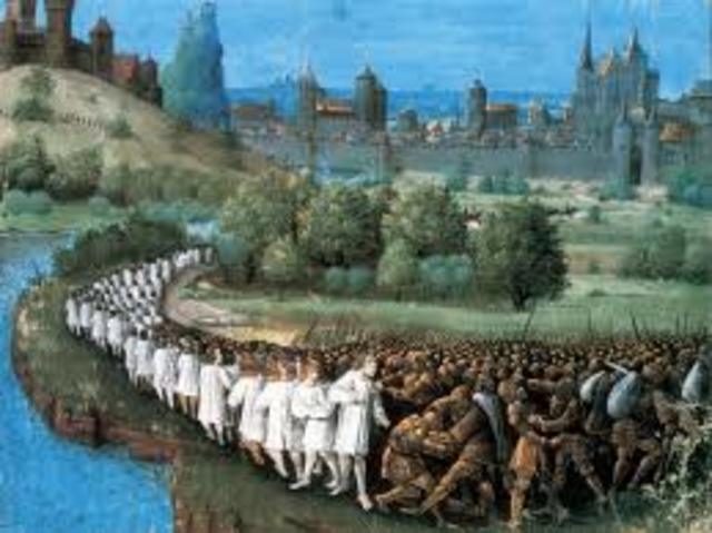 The Peoples Crusade were annihilated by the Turks in Anatolia