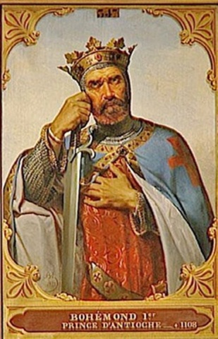 Bohemond I, elder son of Robert Guiscard, led the capture of Antioch