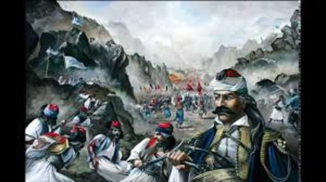 Μάχη των Δερβενακίων με επικεφαλής των Θεόδωρο Κολοκοτρώνη.