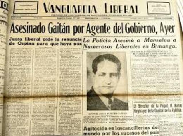 ASESINATO JORGE ELIÉCER GAITÁN