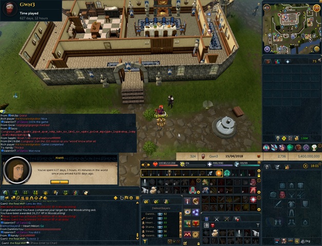 200m in all skills!