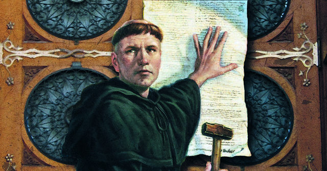 Martin Lutero pubblica le 95 tesi