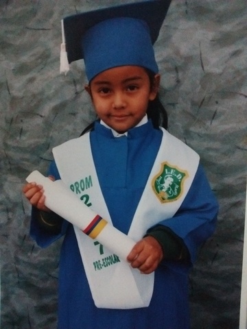 Me gradue de preescolar en el 2006