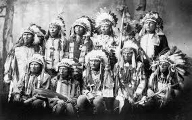 Le train a été attaqué par les Sioux