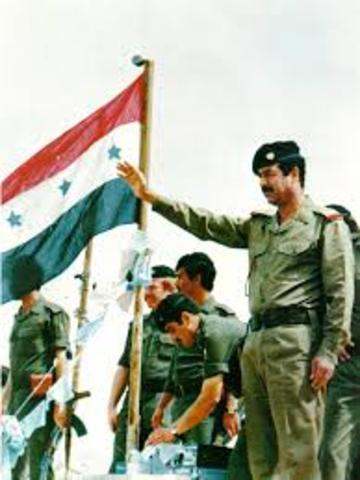 Saddam Hussein grabs Power in Iraq