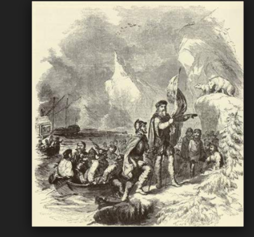 John Cabot claims Newfoundland for Britain