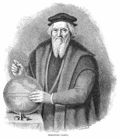 1497:John Cabot claims the St.Lawrence region for France