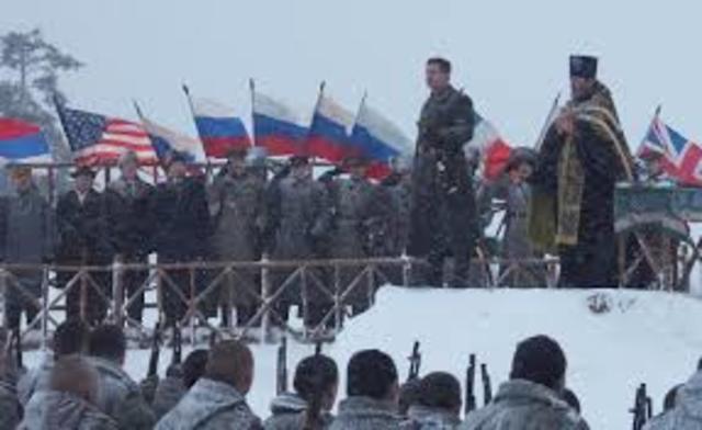 Russia falls results in counter attack