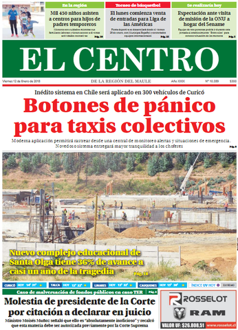 36% de avance tiene el complejo educacional de Santa Olga