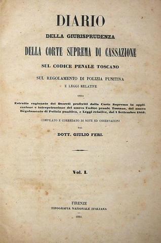 Codice penale toscano: abolizione della pena di morte