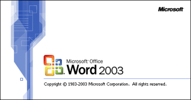 Word 2003 ( version 11)