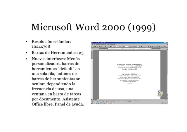 1999: Word 2000