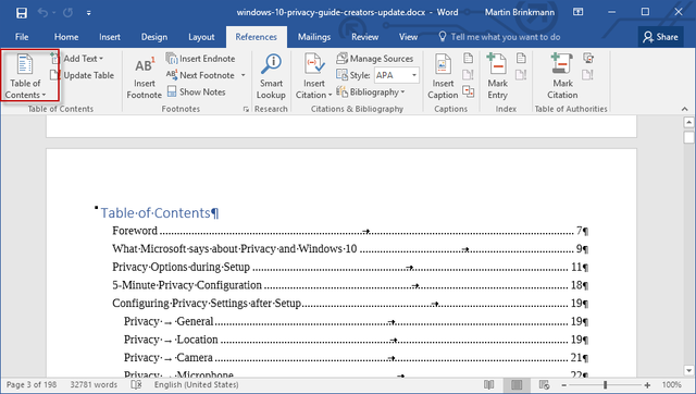 Microsoft Word 2016