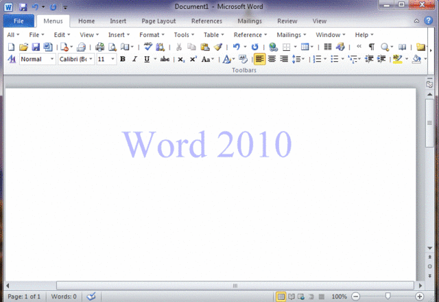 word 2010