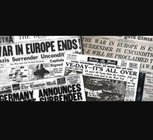 V-E day (Victory in Europe)