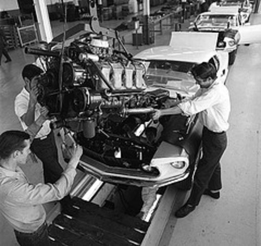 Ford Installs First Assembly Line