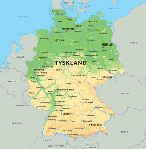 tyskland angrep nabolandene sine i vest