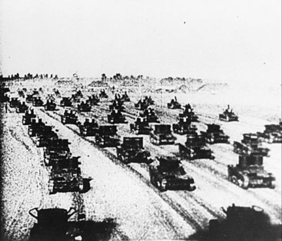 Germany advances on the Soviets