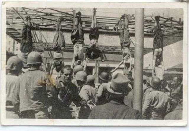 Mussolini ble henrettet