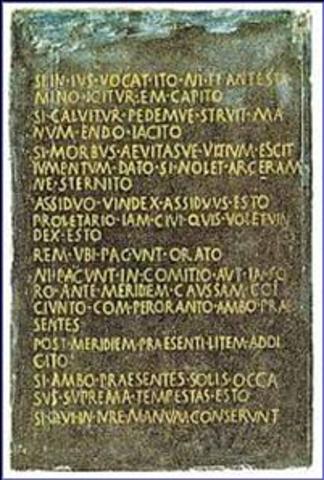 Emanazione delle leggi delle XII Tavole