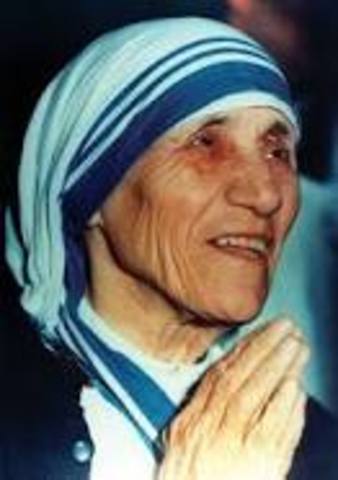 Beatificacion de Teresa de Calculta
