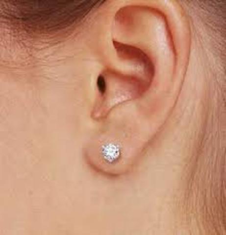 my ears pierced