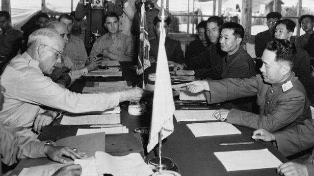 Armistice talk begins