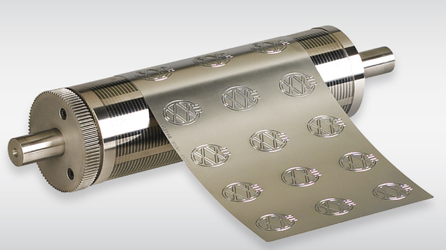 Máquina para convertir medallones en troqueles