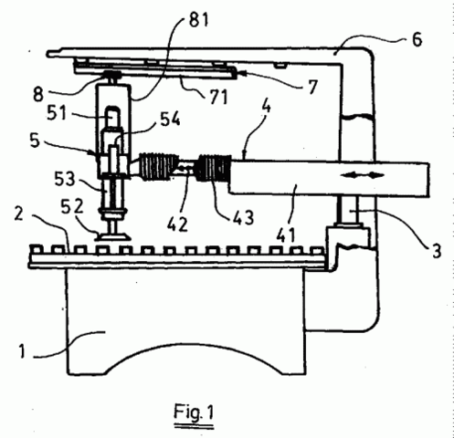 Máquina para reproducir labrados en madera o piedra blanda