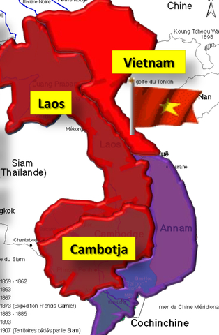 Independencia de Laos y Cambotja