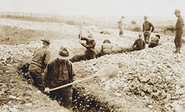 Primeres tropes nord-americanes a Europa