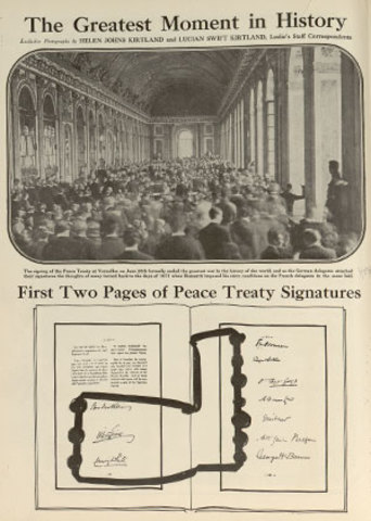 Signatura del tractat de Versalles