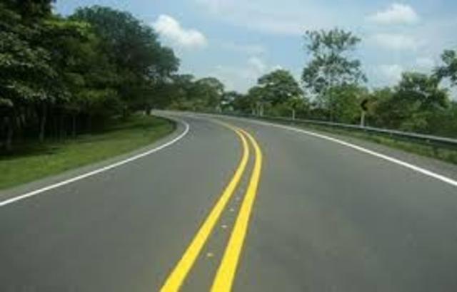 Construcción de vías en Colombia