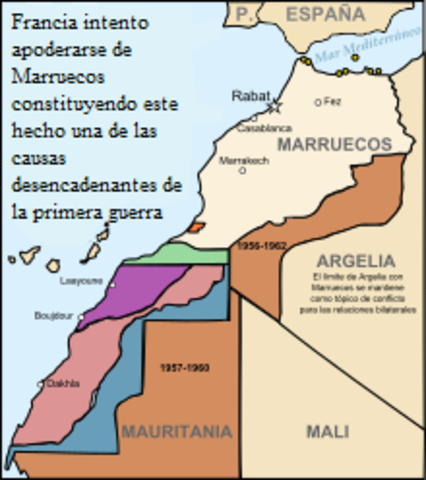 EL CONFLICTO DE MARRUECOS: Francia intento apoderarse de Marruecos