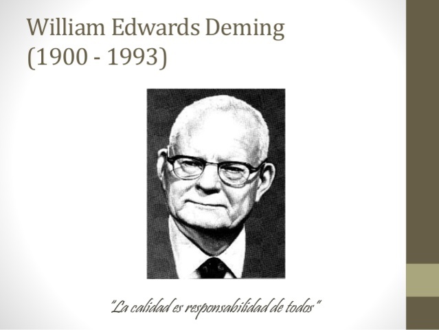 EDWARD DEMING (ASEGURAMIENTO DE LA CALIDAD)