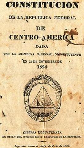 Constitucion de la Republica Federal de Centro America.