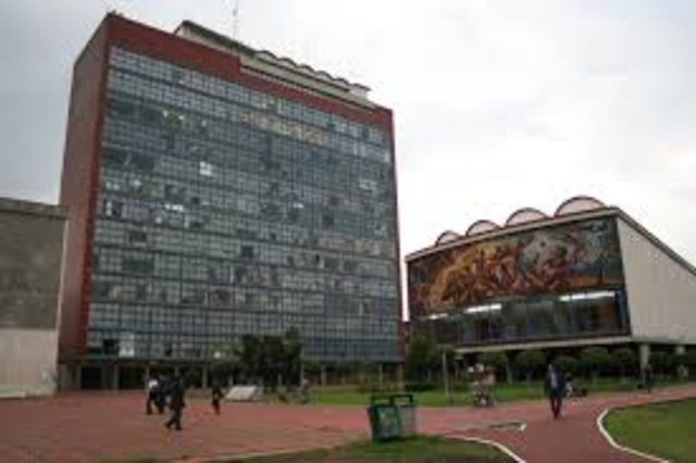 Universidad Nacional de México que pasa a ser Escuela libre de Derecho.