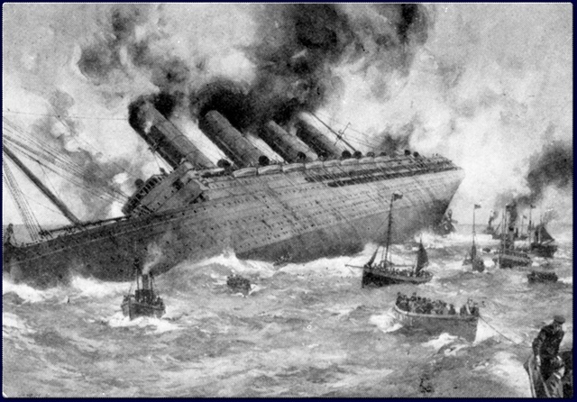 Sinking of British liner 'Arabic'