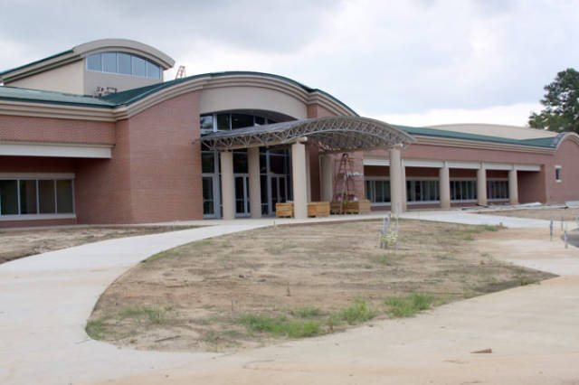 FOOTBALL FIELD HOUSE COMPLETED