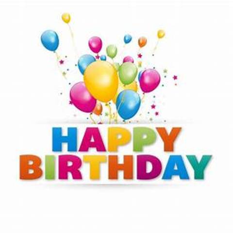 Cumplí cinco años.  Yo cumplí cinco años en mi mejor celebracion.